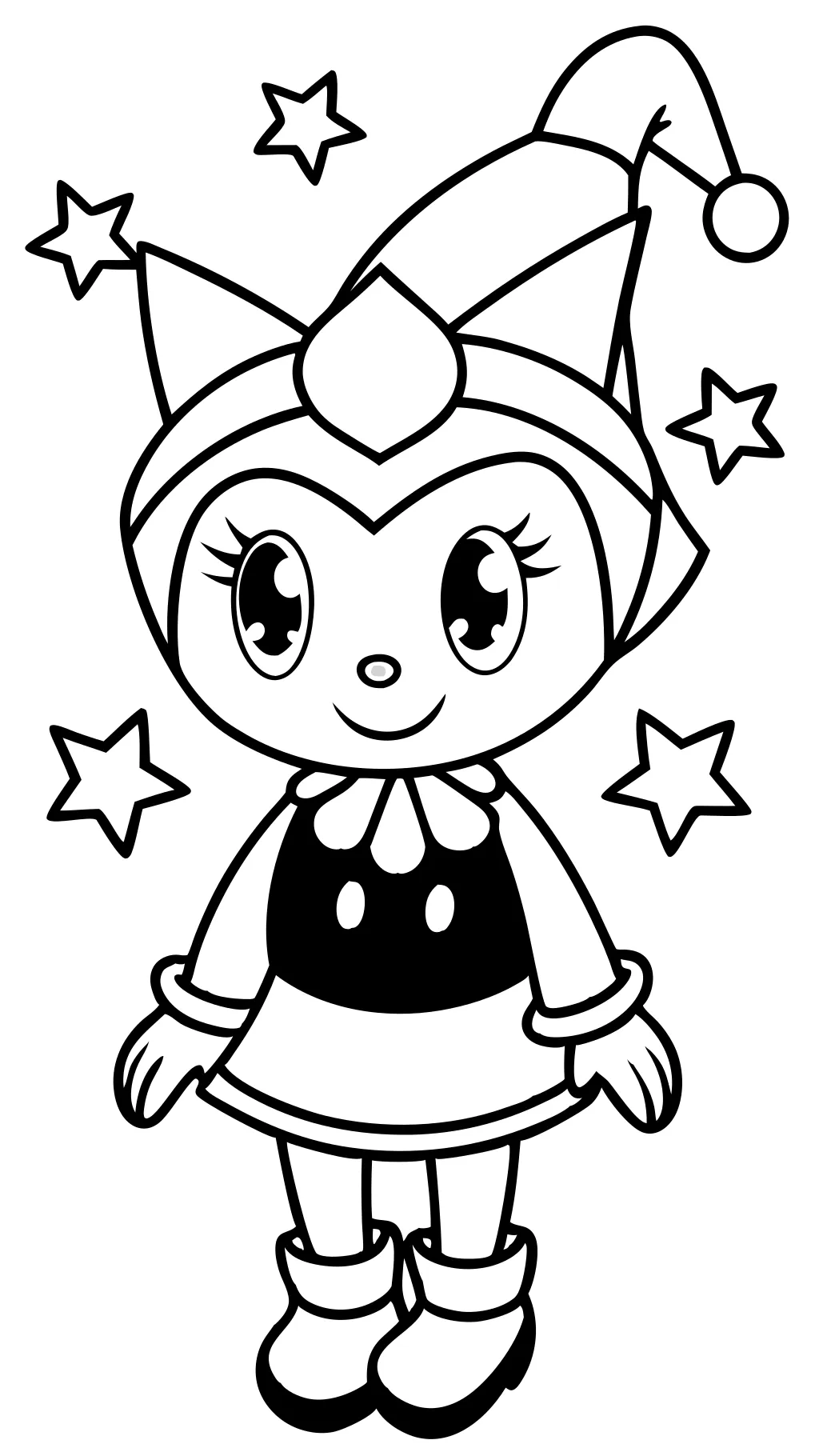 kuromi coloring pages